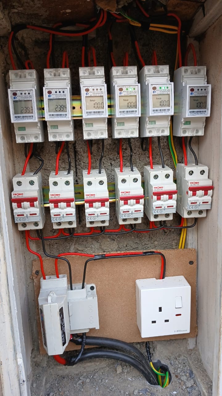 Circuit breakers and protection for submetered electricity supply